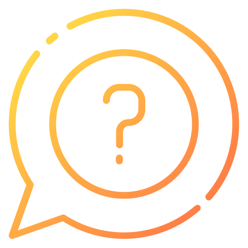 Question help faq button icon
