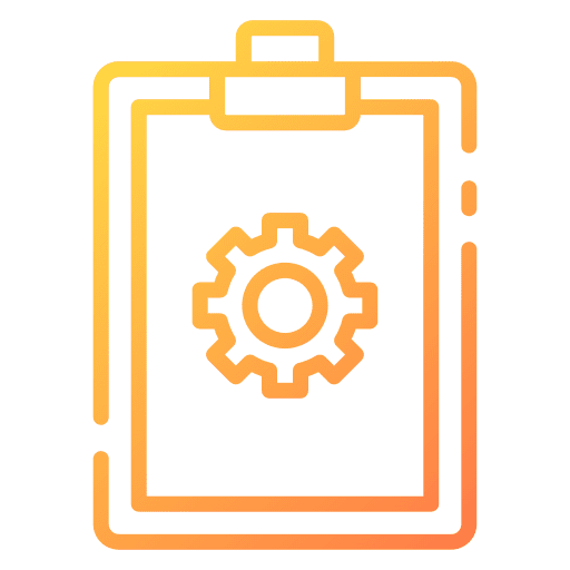 Clipboard people report call center icon