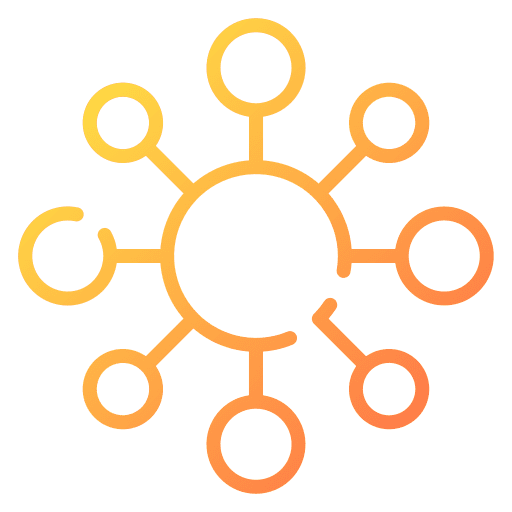 Network network share multimedia icon