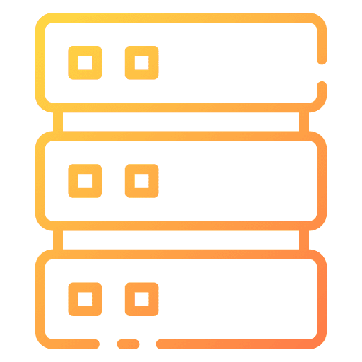 Server electronics network technology icon