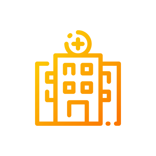 Hospital healthcare and medical health hospital icon