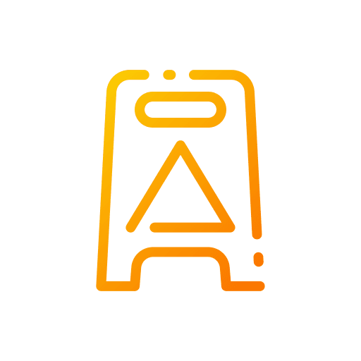 Wet floor wet floor danger signs icon