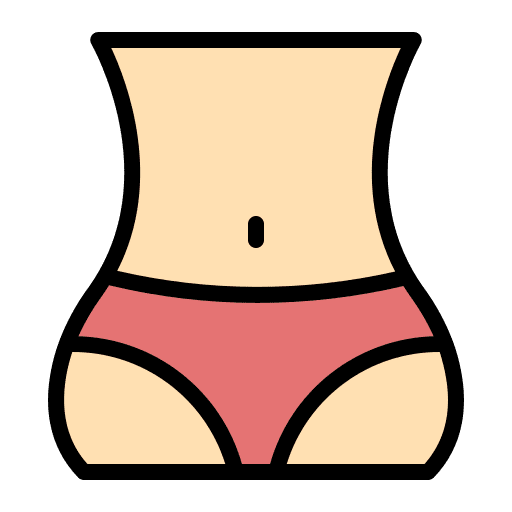 Slim body human body body parts fit icon