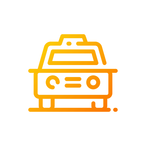 Taxi transportation public transport cab icon Taxi transportation public transport cab icon