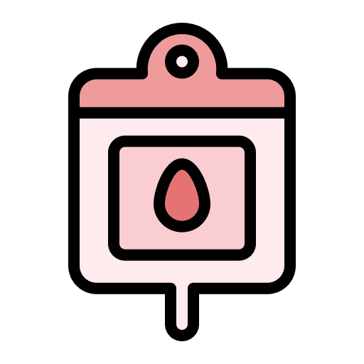Blood bag hospitalization fluid saline icon Blood bag hospitalization fluid saline icon