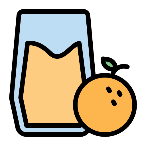 Fruit juice orange fresh food and restaurant icon Fruit juice orange fresh food and restaurant icon