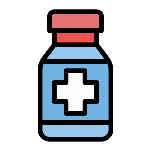 Syrup medication medicines healthcare and medical icon