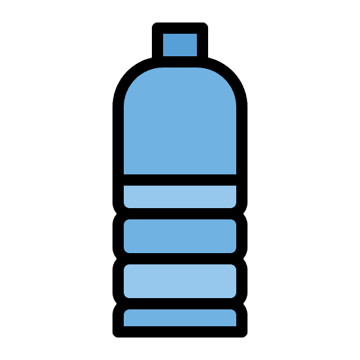 Water bottle healthy food food and restaurant drink bottle icon