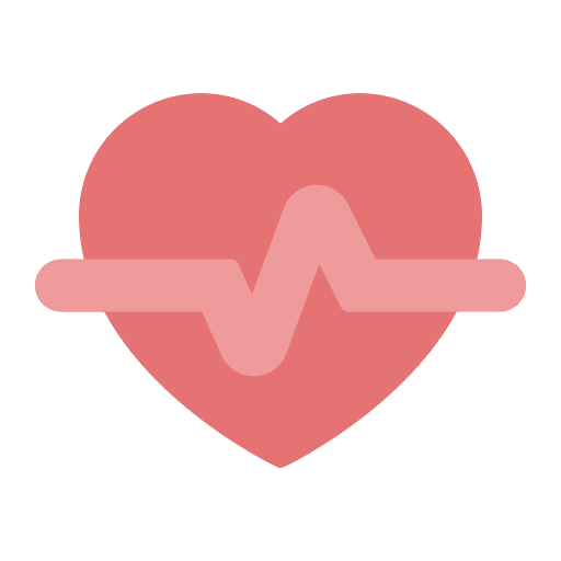 Heart rate heart rate electrocardiogram pulse icon