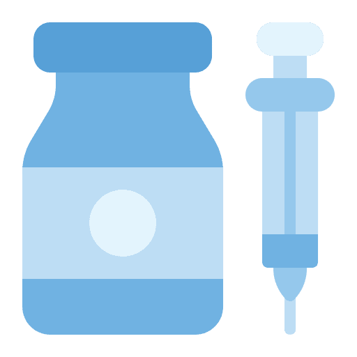 Vaccination drug vaccination syringe icon Vaccination drug vaccination syringe icon