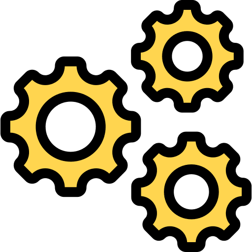 Process cogwheels metal gear ui icon Process cogwheels metal gear ui icon