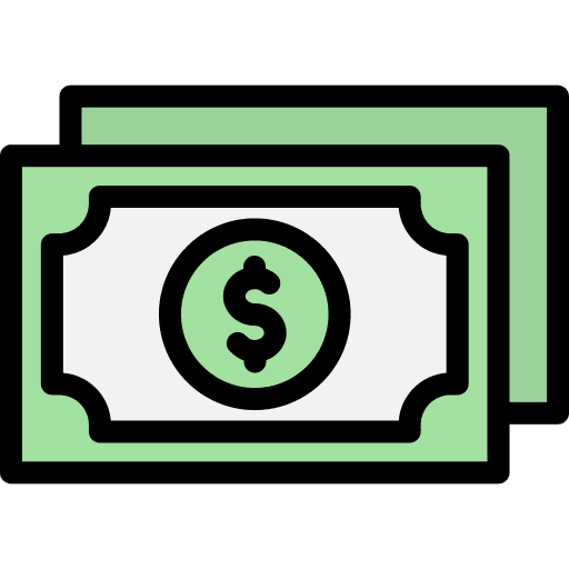 Banknotes currency cash business icon Banknotes currency cash business icon