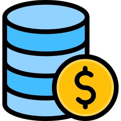 Coin stack finance business business and finance icon Coin stack finance business business and finance icon
