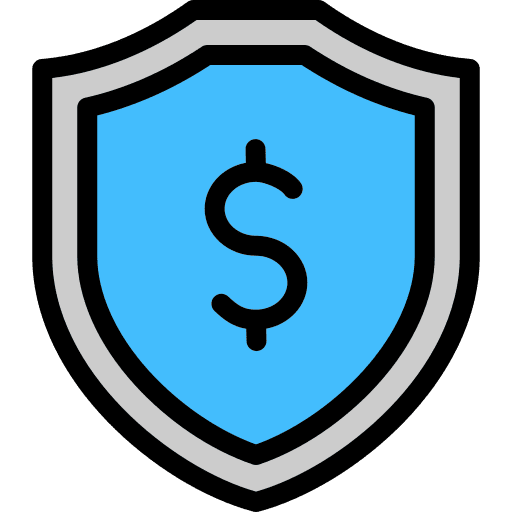 Insurance economy shield insurance icon Insurance economy shield insurance icon