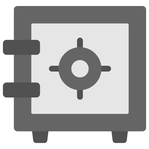 Safebox security box deposit box locker icon Safebox security box deposit box locker icon