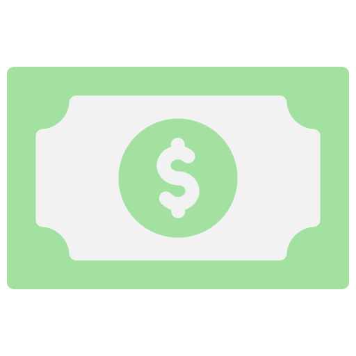 Banknote dollar cash money icon Banknote dollar cash money icon