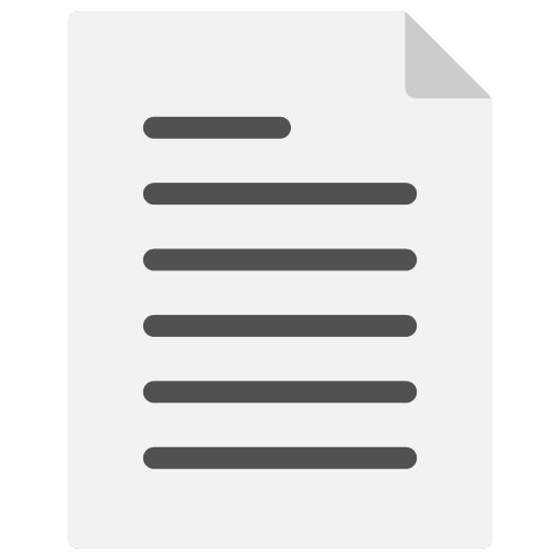 Document interface letter file icon Document interface letter file icon