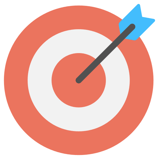 Goal archery archer objective icon Goal archery archer objective icon