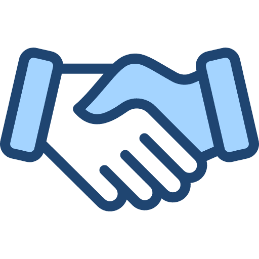 Agreement shake hands agreement business and finance icon