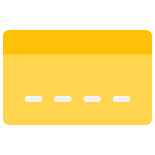Credit card commerce business and finance debit card icon Credit card commerce business and finance debit card icon