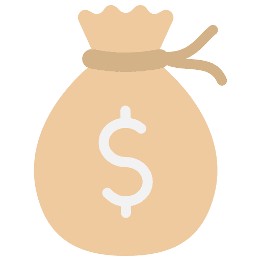 Money bag business bank commerce icon Money bag business bank commerce icon