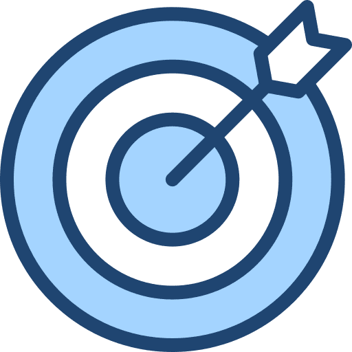 Goal archer objective sport icon Goal archer objective sport icon