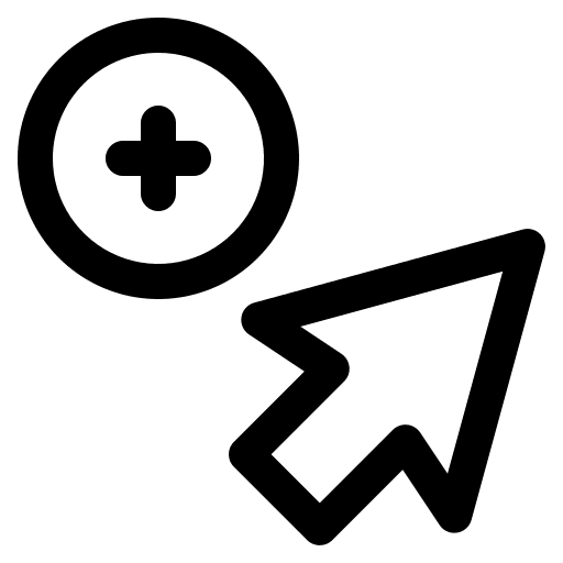 Click add point pointer icon Click add point pointer icon