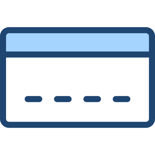 Credit card payment commerce debit card icon Credit card payment commerce debit card icon