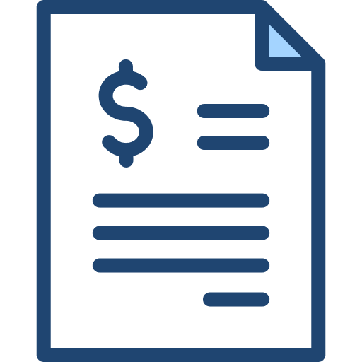 Invoice payment bill business and finance icon Invoice payment bill business and finance icon