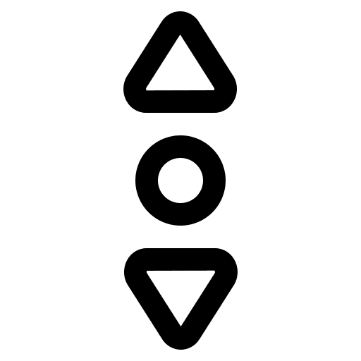 Scroll scroll technology up icon Scroll scroll technology up icon
