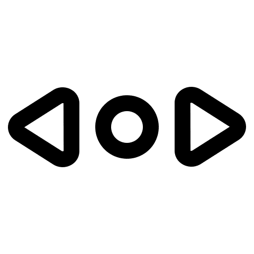 Horizontal left networking ui icon Horizontal left networking ui icon