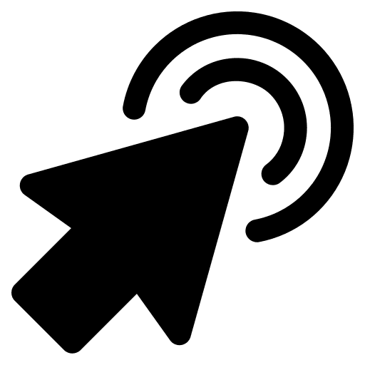 Click arrow pointer mouse icon