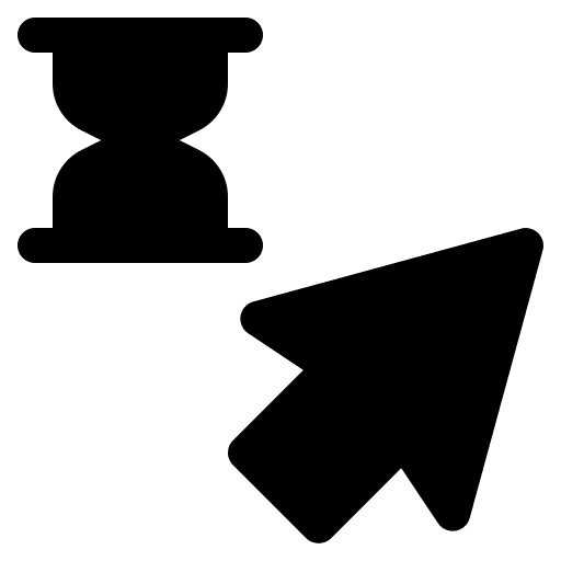 Loading pointer sandclock arrow icon Loading pointer sandclock arrow icon