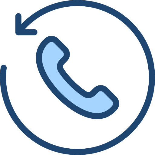 Call circular arrows call communications icon Call circular arrows call communications icon