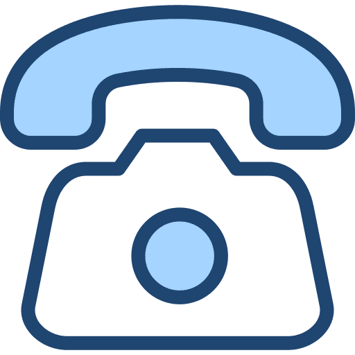 Old phone phone call vintage phone set icon