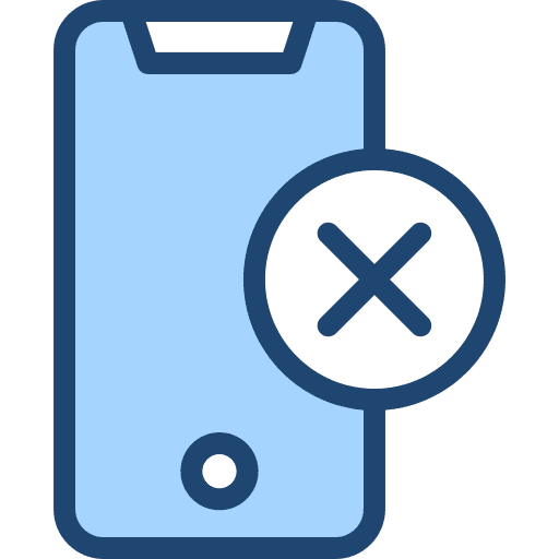 Blocked blocked error device icon Blocked blocked error device icon