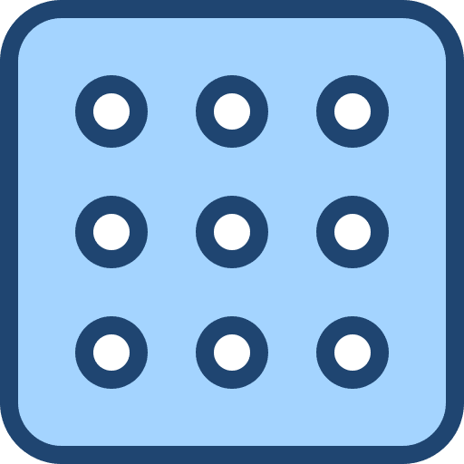 Dial pad phone communications keypad icon Dial pad phone communications keypad icon