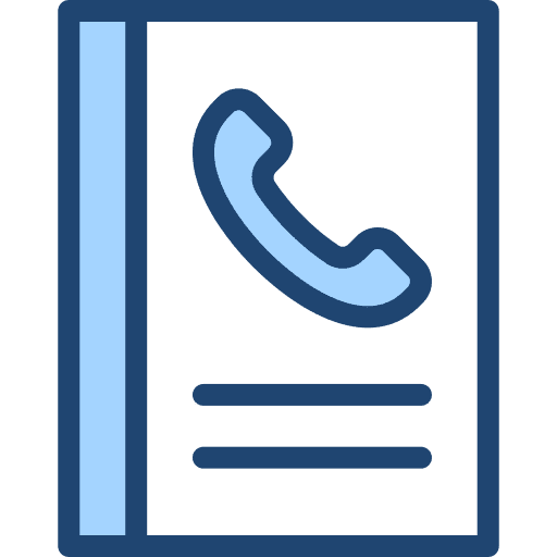 Phone book communications notepad contacts icon Phone book communications notepad contacts icon