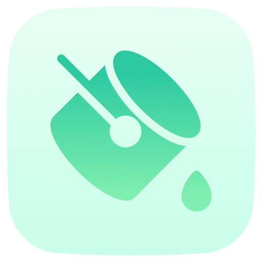 Paint bucket graphic tool ui paint bucket icon