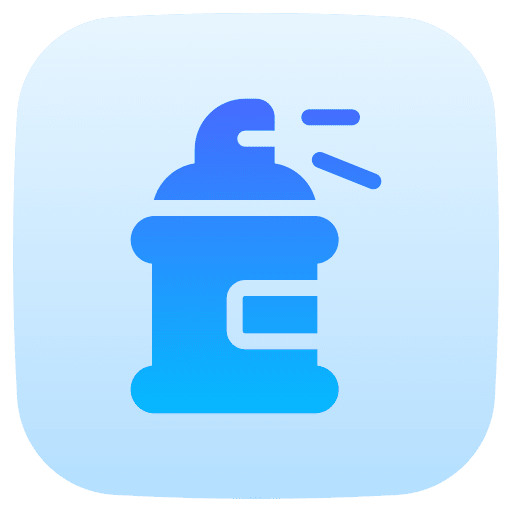 Spray paint photo editing spray can ui icon