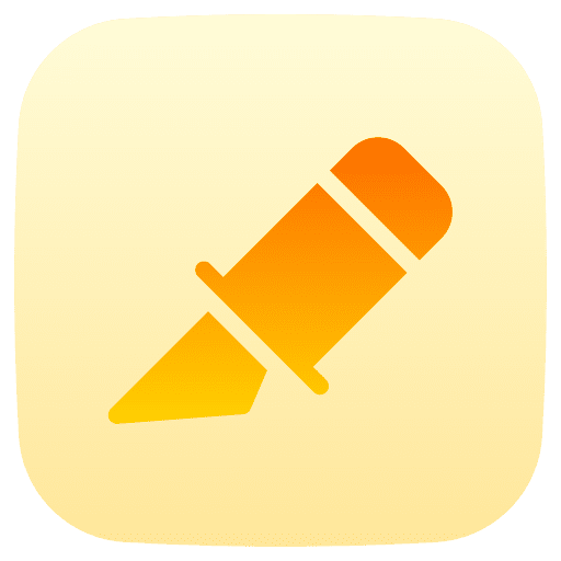 Slice cut edit tools knife icon