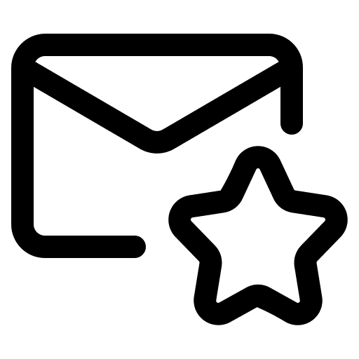 Starred mail email ui icon Starred mail email ui icon