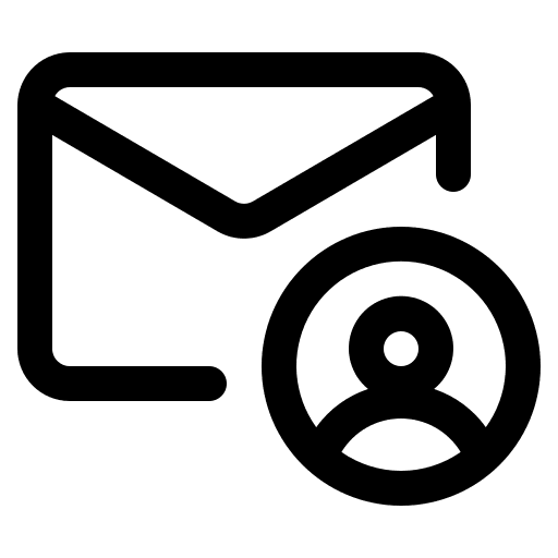 User envelope user mail icon User envelope user mail icon
