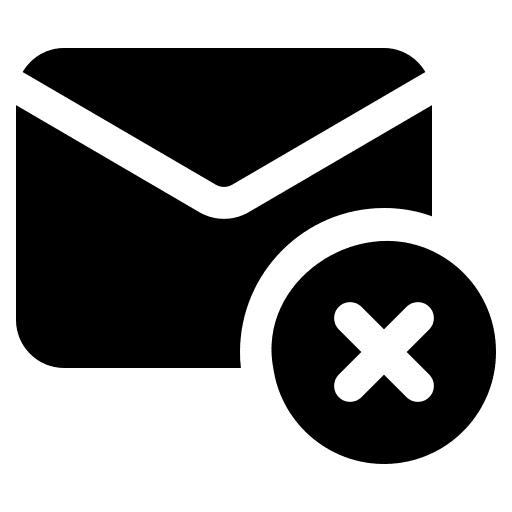 Cross ui interface envelope icon