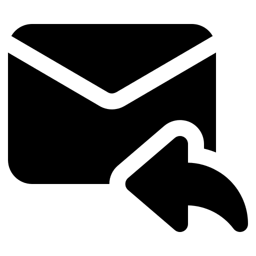 Reply mail message email icon