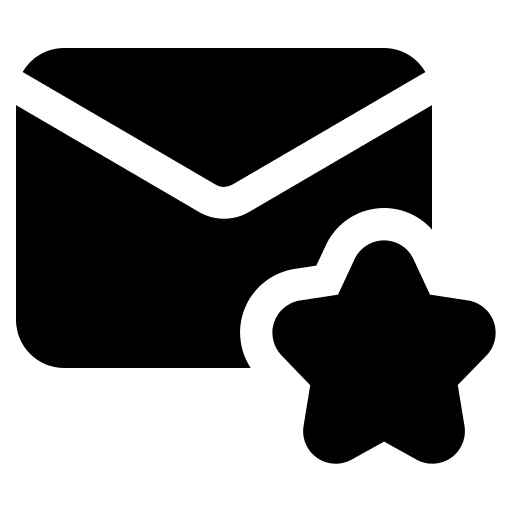 Starred mail email favorite icon Starred mail email favorite icon