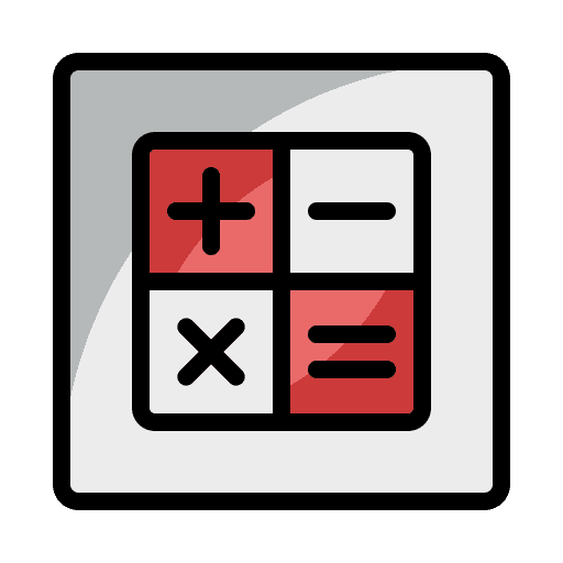 Processing math planning presentation icon