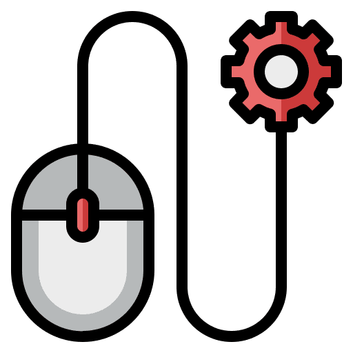 Mouse technical support configuration computer icon Mouse technical support configuration computer icon