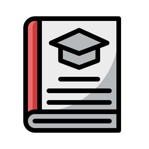 Thesis library textbook literature icon Thesis library textbook literature icon