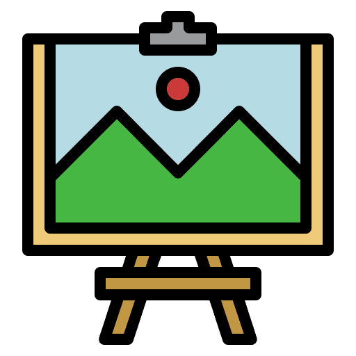 Drawing board image painting artist icon